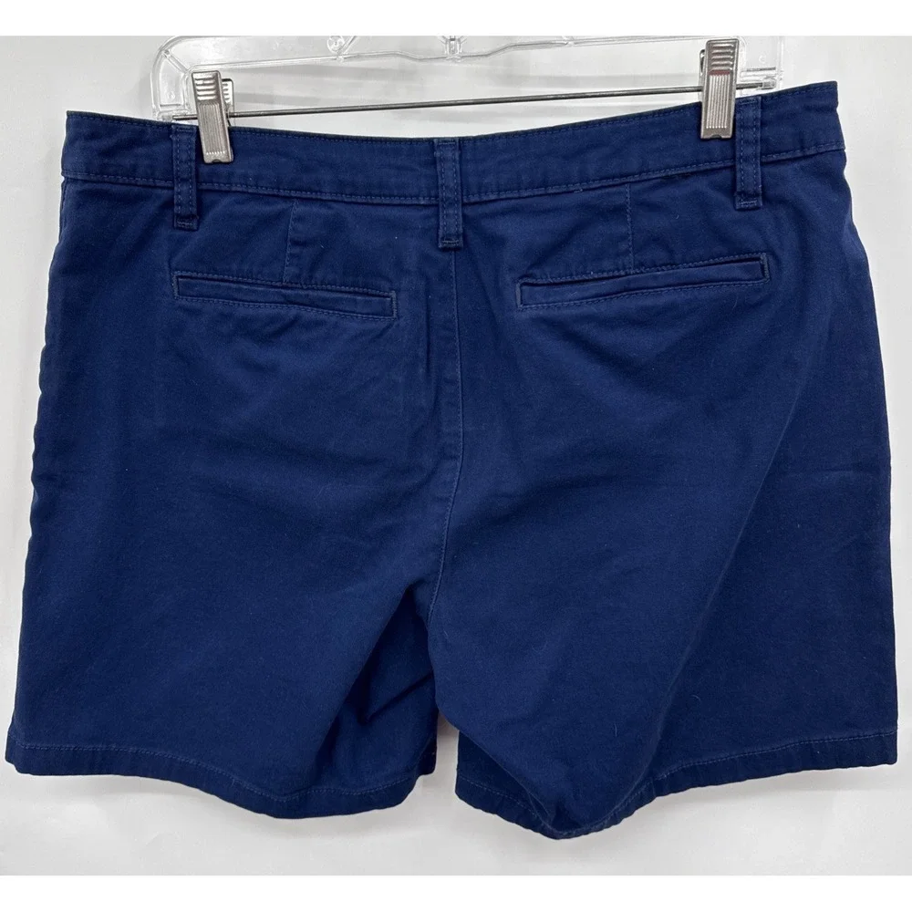 St. John's Bay Women's Navy Blue Shorts Size 14  7